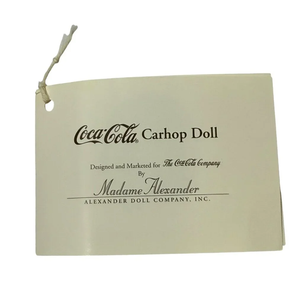 Madame Alexander Coca Cola Carhop 10” Doll 17400  Blonde Hair Blue Eyes With Box